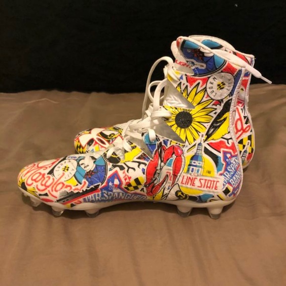 Under armour highlight MC Maryland cleats Size 8.5 - Picture 2 of 5